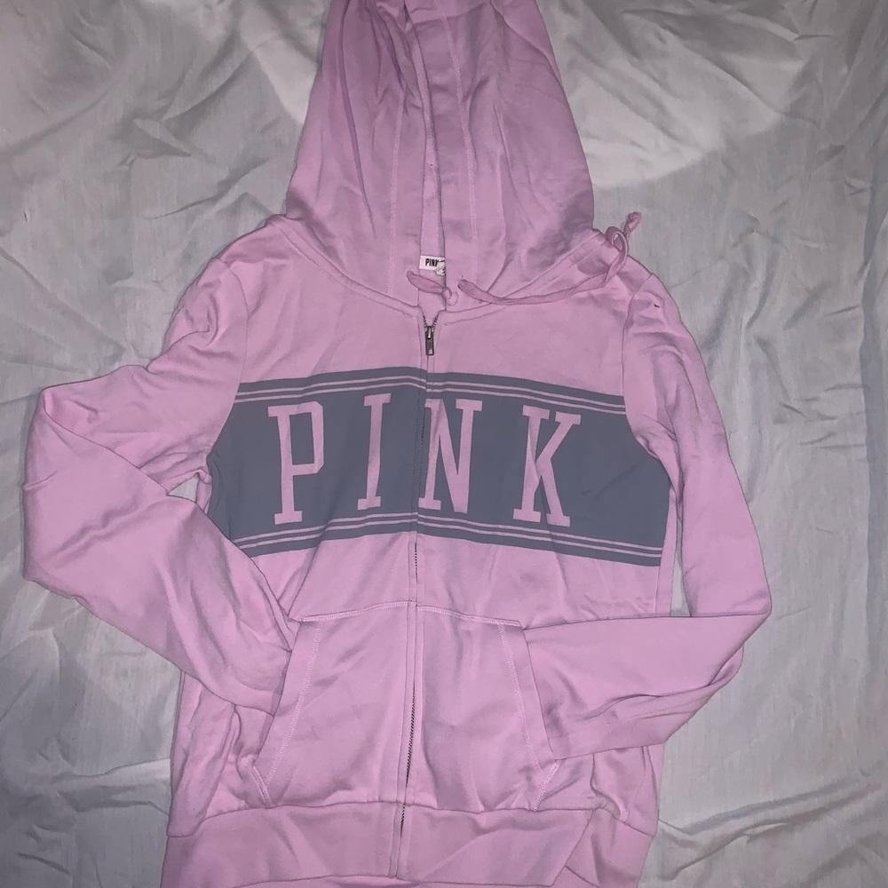 VS pink jacket